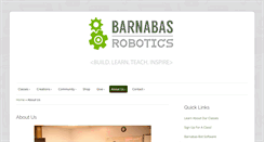 Desktop Screenshot of barnabasrobotics.com